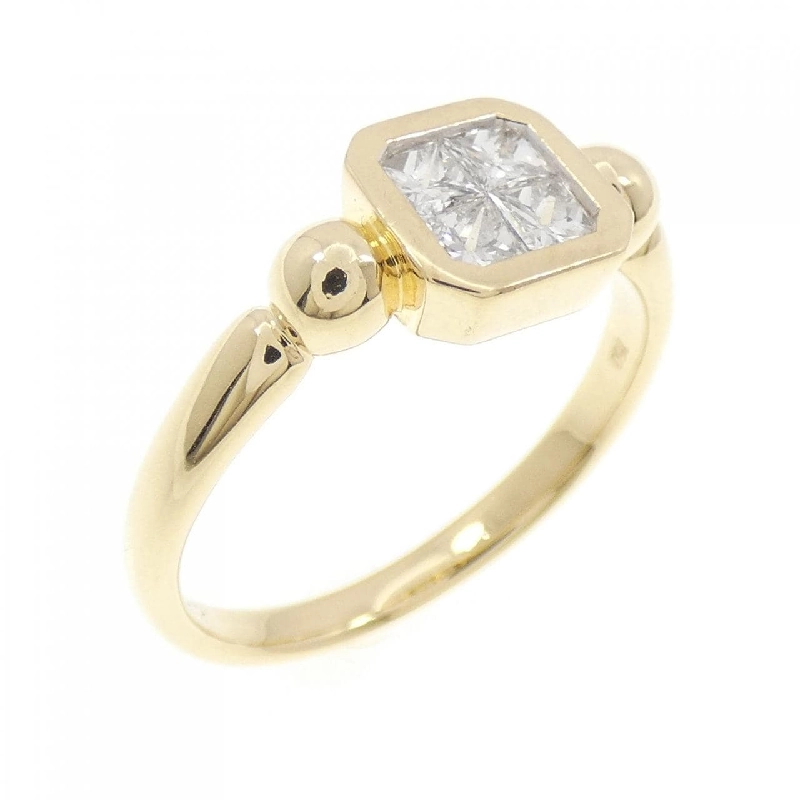 Nhẫn kim cương K18YG 0.42CT 667735