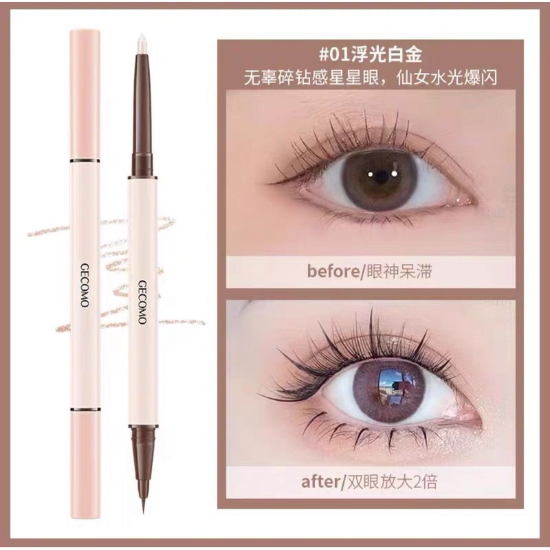 Bút Kẻ Mắt 2 Đầu Bắt Sáng GECOMO  166069