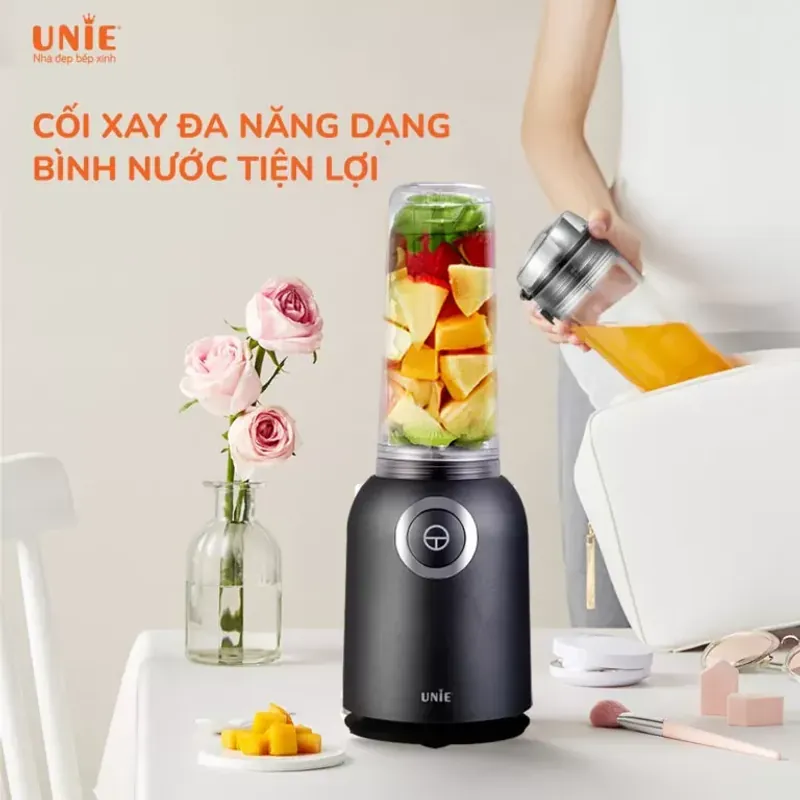 Máy Xay Sinh Tố UNIE UMB05 |  Lưỡi Dao 4 Cánh Inox- Mới100% 579073