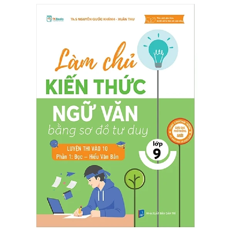 Làm Chủ Kiến Thức Ngữ Văn Lớp 9 Bằng Sơ Đồ Tư Duy – Luyện Thi Vào 10 - Phần 1: Đọc - Hiểu Văn Bản - Nguyễn Quốc Khánh, Xuân Thu 453892