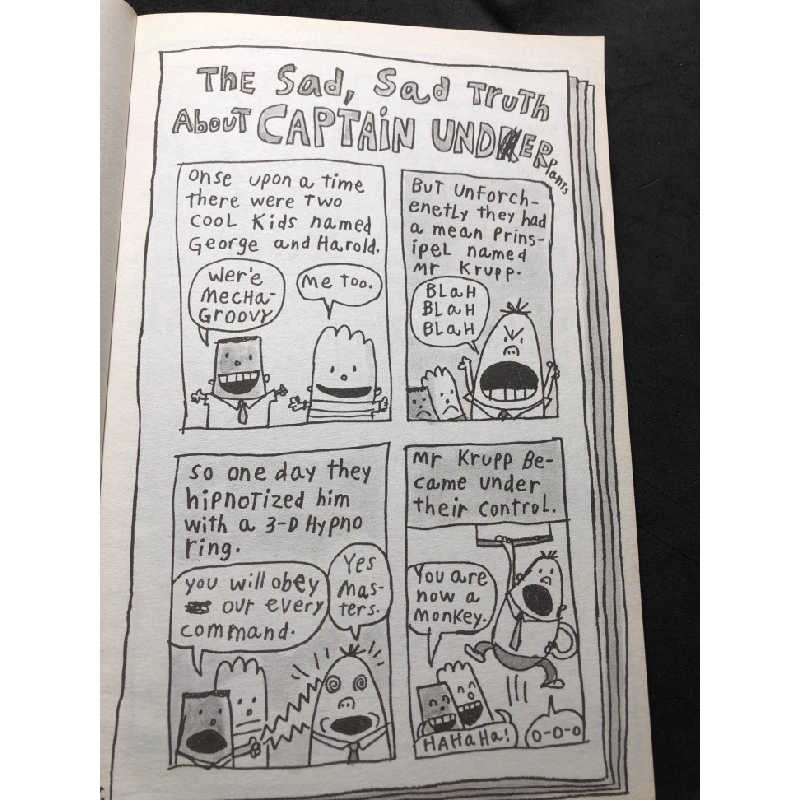 Captain underpants and the big, bad battle of the bionic booger boy SCHOLASTIC mới 85% bẩn nhẹ Dav PILKEY HPB1508 NGOẠI VĂN 458574