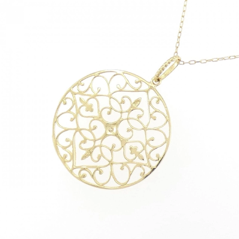 Dây chuyền kim cương K18YG 0.013CT - Hàng hiệu chính hãng 861086