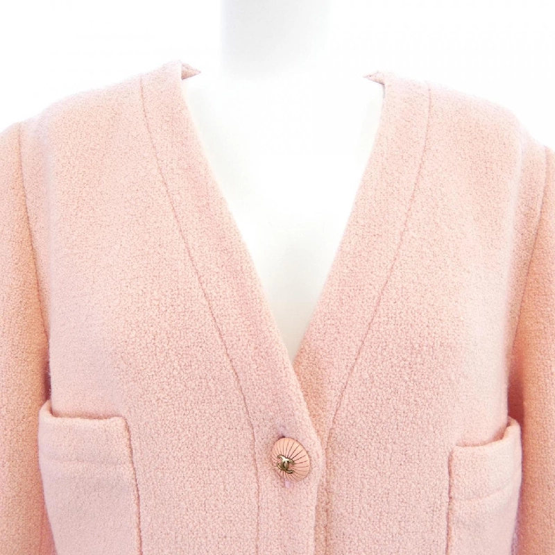 【Vintage】Chanel CHANEL P01449V02283 93P Áo khoác không cổ 630835