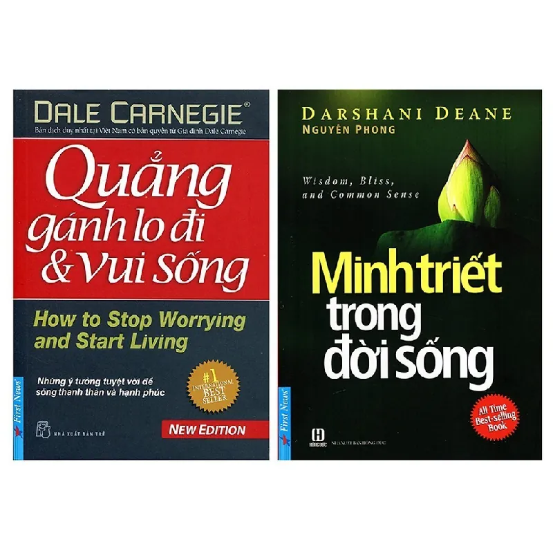 Sách - Combo Minh Triết Trong Đời Sống + Quẳng Gánh Lo Đi & Vui Sống - Trí Việt - NENA2509 Blogmeo21025 580550