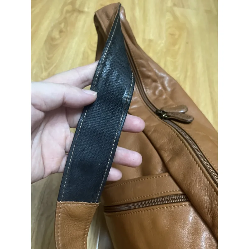 Túi nam 22*43*12 da thật đeo chéo 2hand 1006655