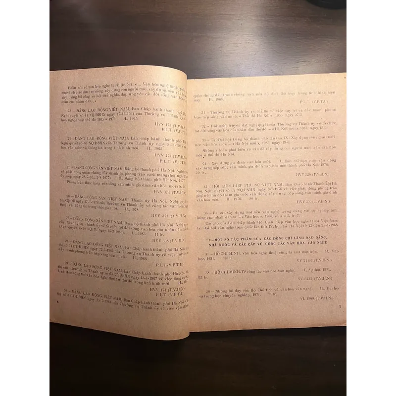 📖 Ba mươi năm văn hoá văn nghệ Hà Nội (1954-1984) Thư mục kỷ niệm ngày giải phóng thủ đô 590800