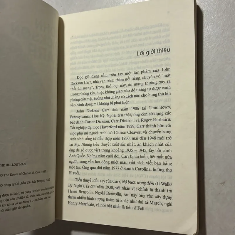 Người rỗng - John Dickson Carr 760799