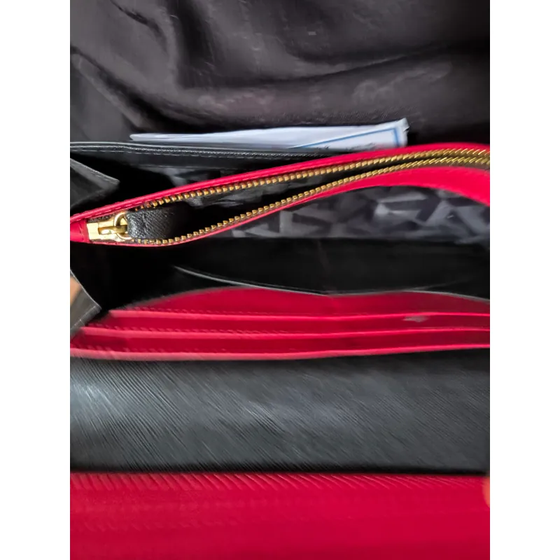 Túi xách nữ GIOGIO da PU phối màu đỏ đen thời trang 752694