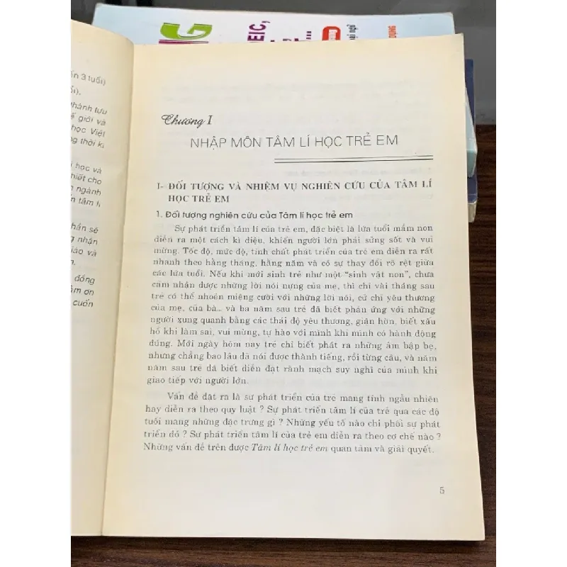 Tâm lí học trẻ em lứa tuổi mầm non (Tập một) – Không rõ tác giả 560442