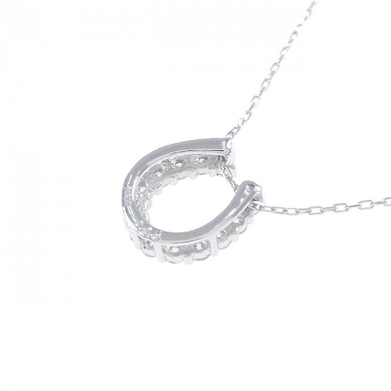 Dây chuyền kim cương hình móng ngựa PT900/PT850 0.15CT - Hàng hiệu Authentic 860474