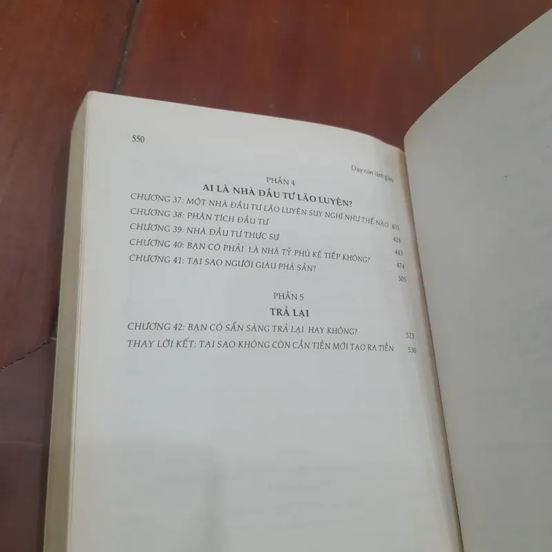 DẠY CON LÀM GIÀU tập III, hướng dẫn đầu tư để trở thành Nhà Đầu Tư Lão Luyện 562635
