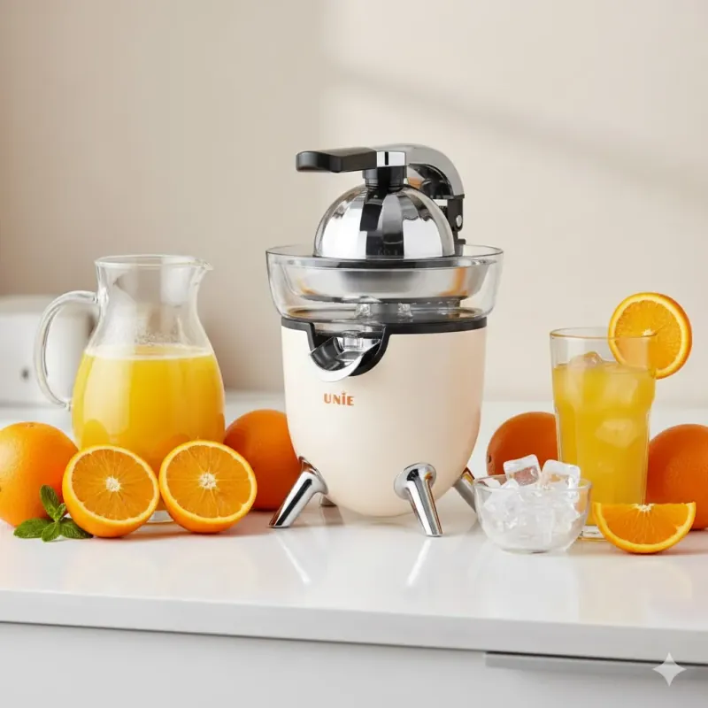 🌿 UNIE UECJ-666B – Máy vắt cam điện tự động 100W, bền bỉ – Dễ vệ sinh 787188