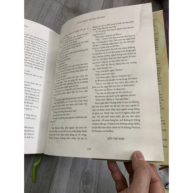 Harry potter và hội phượng hoàng, bản in màu, bìa cứng. 8b3 777779