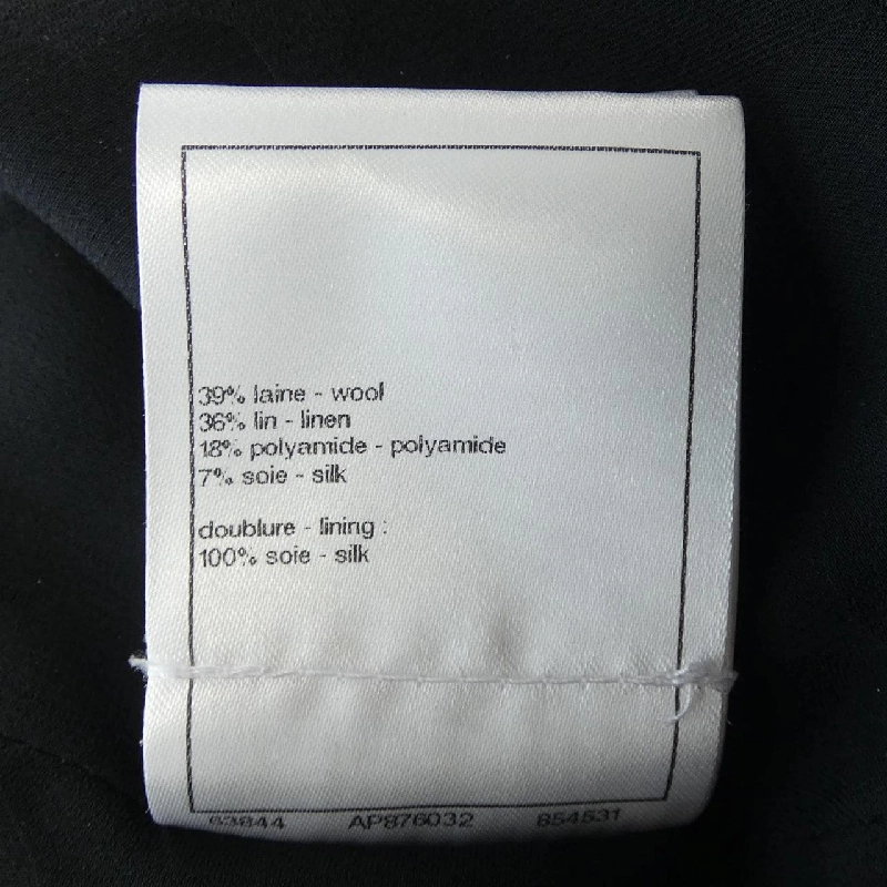 Jacket không cổ CHANEL P74419V65934 23P 632601