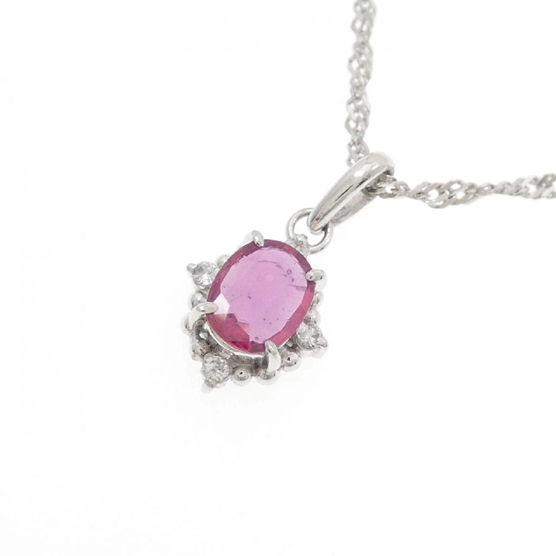 Dây chuyền ruby PT900/PT850 - Hàng hiệu Authentic 856486