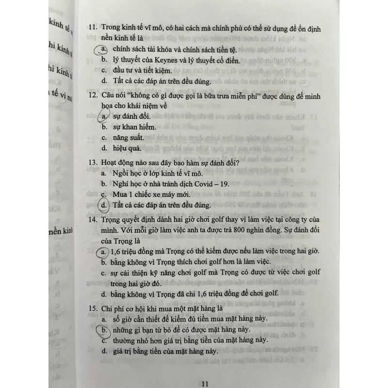 BÀI TẬP THỰC HÀNH NGUYÊN LÝ KINH TẾ VĨ MÔ 702599