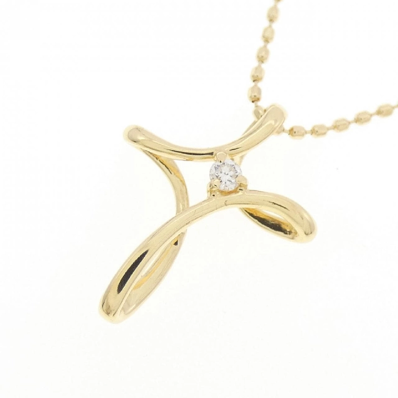 K18YG Dây chuyền kim cương 0.02CT - Hàng hiệu Authentic 856590