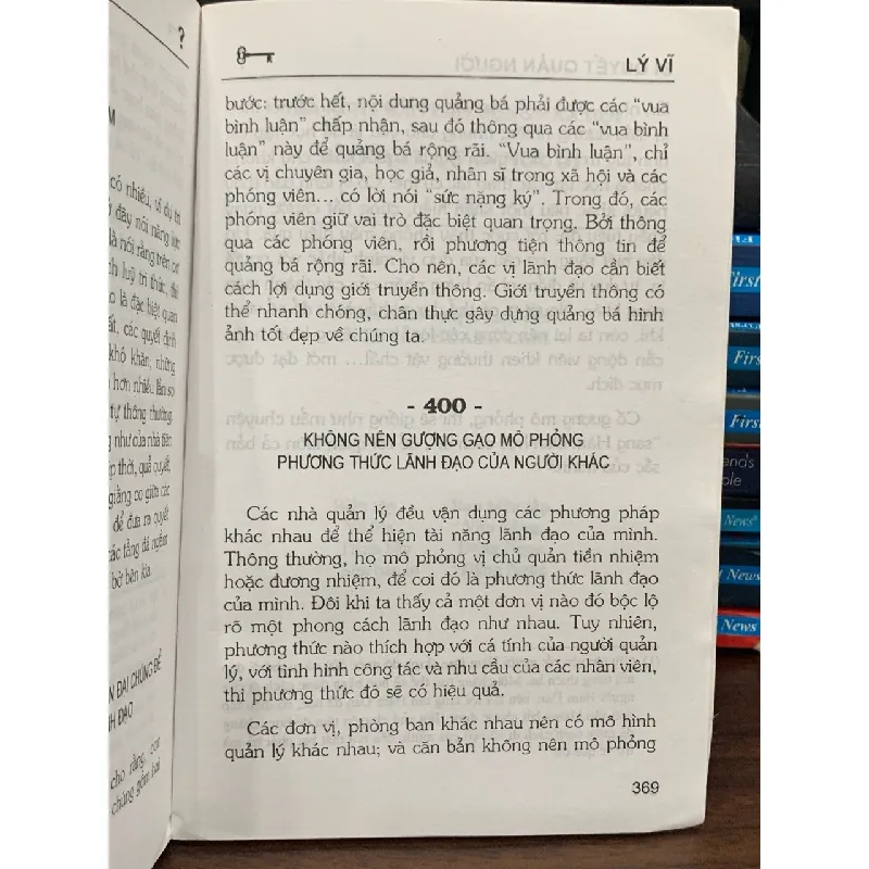 Bí quyết người quản người - Lý Vĩ 675410
