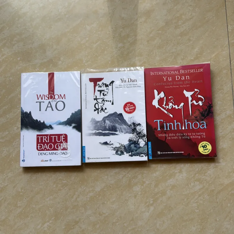 Combo 3: Trí tuệ ĐẠO GIA - TRANG TỬ tâm đắc - KHỔNG TỬ tinh hoa 976899