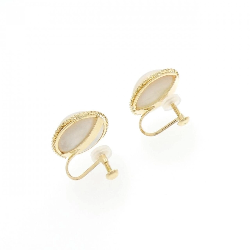 K18YG Mabe Pearl Bông tai - Hàng hiệu Authentic 872254