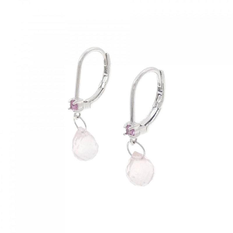 K18WG Bông tai đá hồng ngọc - Hàng hiệu Chính hãng 869761