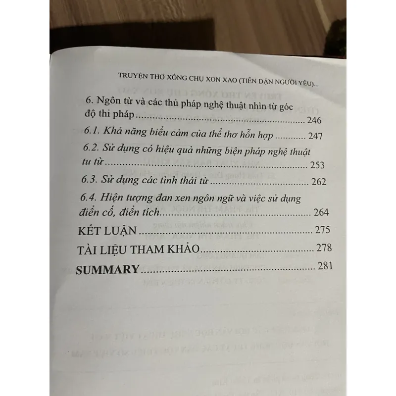 TRUYỆN THƠ XÓNG CHỤ XON XAO (TIỄN DẶN NGƯỜI YÊU NGƯỜI THẢI TÂY BẮC NHÌN TỪ GÓC ĐỘ THI PHÁP 661826