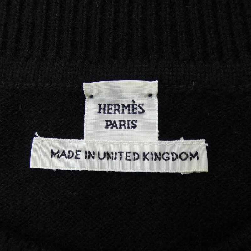 HERMES Áo len Canadian Button 4E2600D1 - Hàng hiệu Authentic 825922