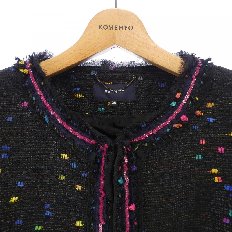 Jacket không cổ MACPHEE - Hàng hiệu Authentic 816058