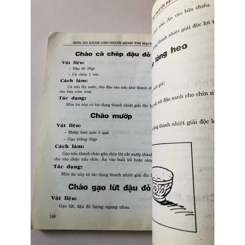 MÓN ĂN TRỊ BỆNH CHO NGƯỜI BỆNH TIM MẠCH  - 206 trang 361067