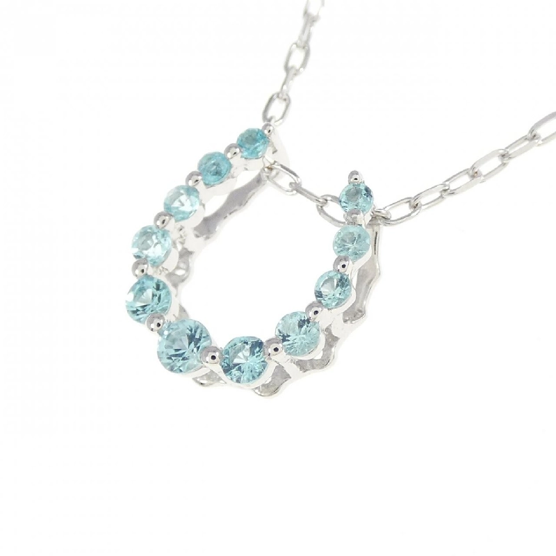 K18WG Móng ngựa Tourmaline Dây chuyền 0.15CT - Hàng hiệu Chính hãng 866453