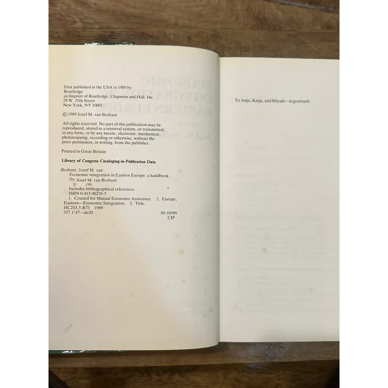 Economic Integration in Eastern Europe - Van Brabant 728352