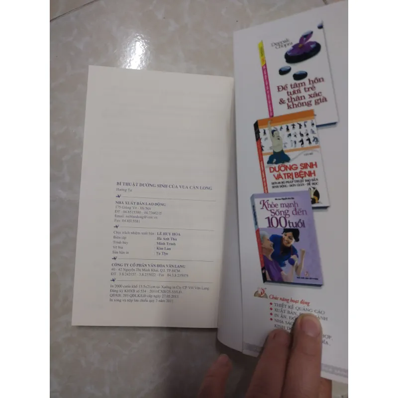 Sách: Bí thuật dưỡng sinh của vua Càn Long - TG: Hướng Tư 784290