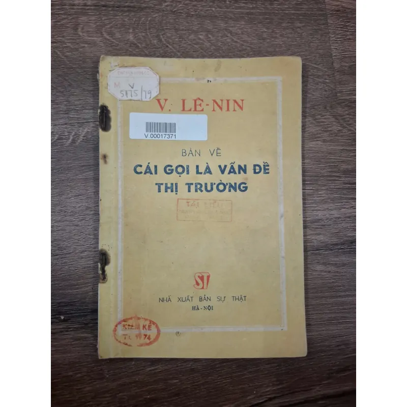 Bàn về cái gọi là vấn đề thị trường - V. Lê-nin - Kinh tế chính trị 728595