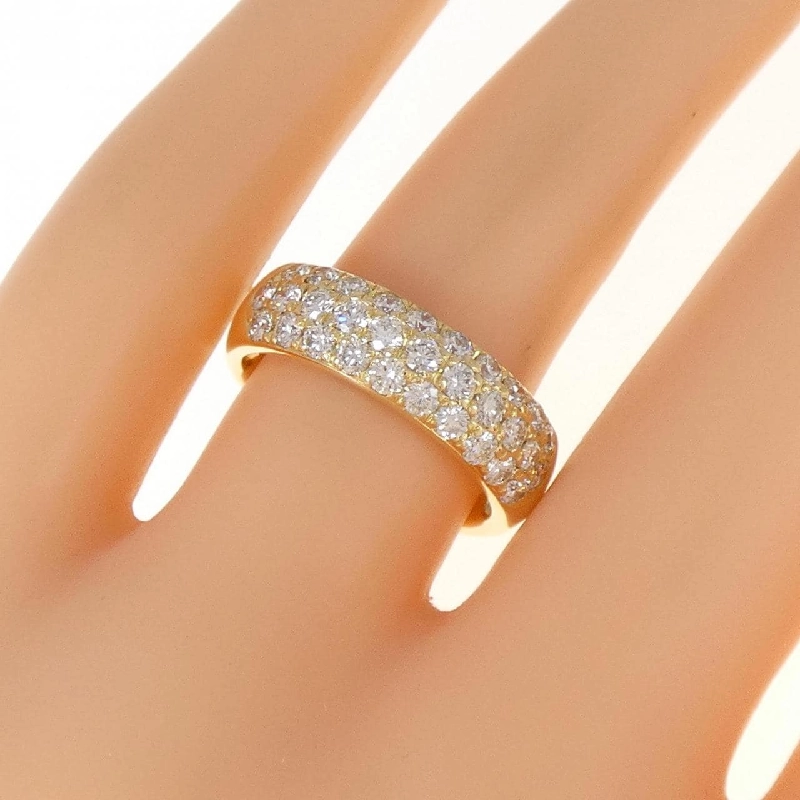 Nhẫn kim cương Pavé K18YG 1.05CT - Hàng hiệu Chính hãng 856210