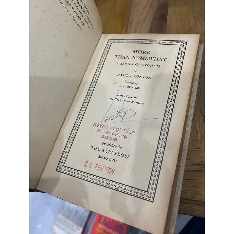 More Than Somewhat: A Series of Stories - Damon Runyon. 563690