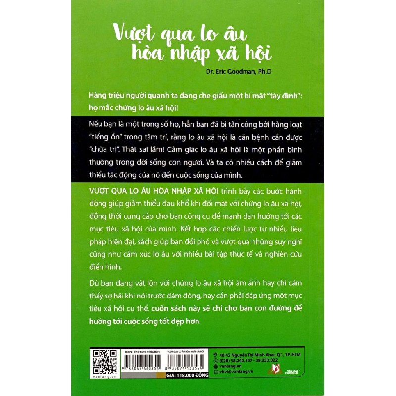 Vượt Qua Lo Âu Hòa Nhập Xã Hội - Dr. Eric Goodman, Ph.D 180899