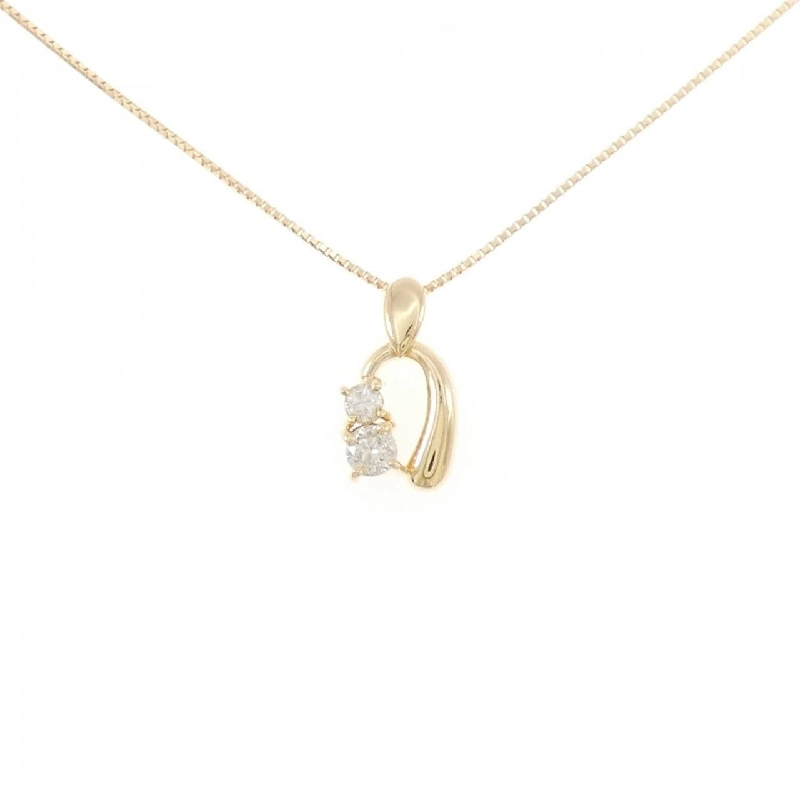 Dây chuyền kim cương K18YG 0.20CT - Hàng hiệu Chính hãng 859440