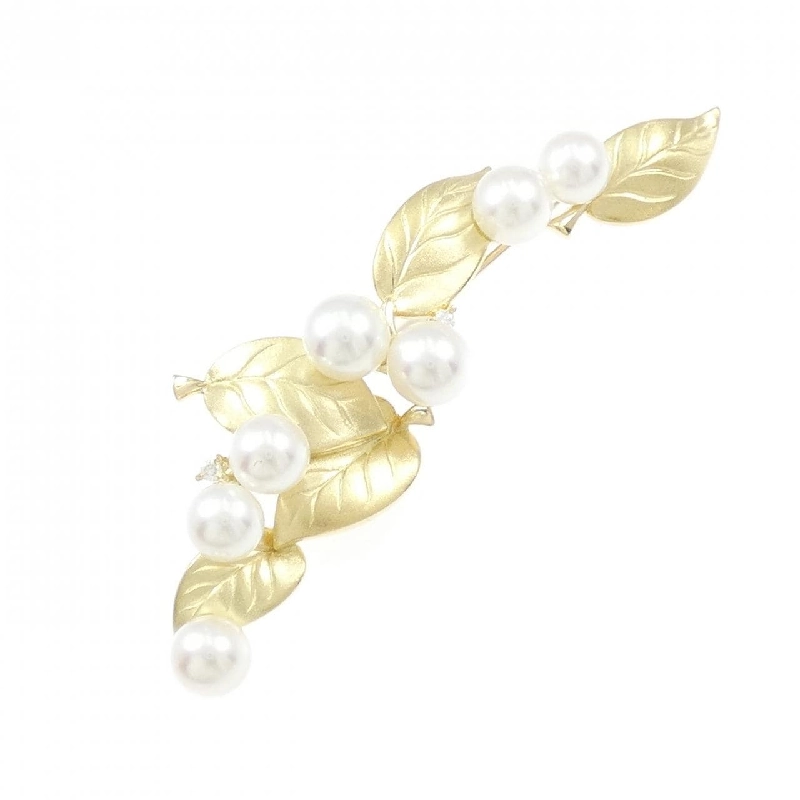 K18YG Brooch Ngọc Trai Akoya - Hàng hiệu Chính hãng 872477