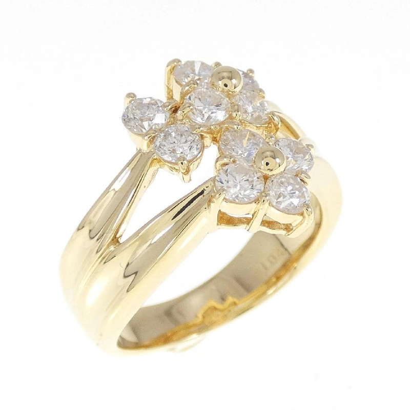 Nhẫn kim cương hoa K18YG 1.04CT - Hàng hiệu Authentic 855764