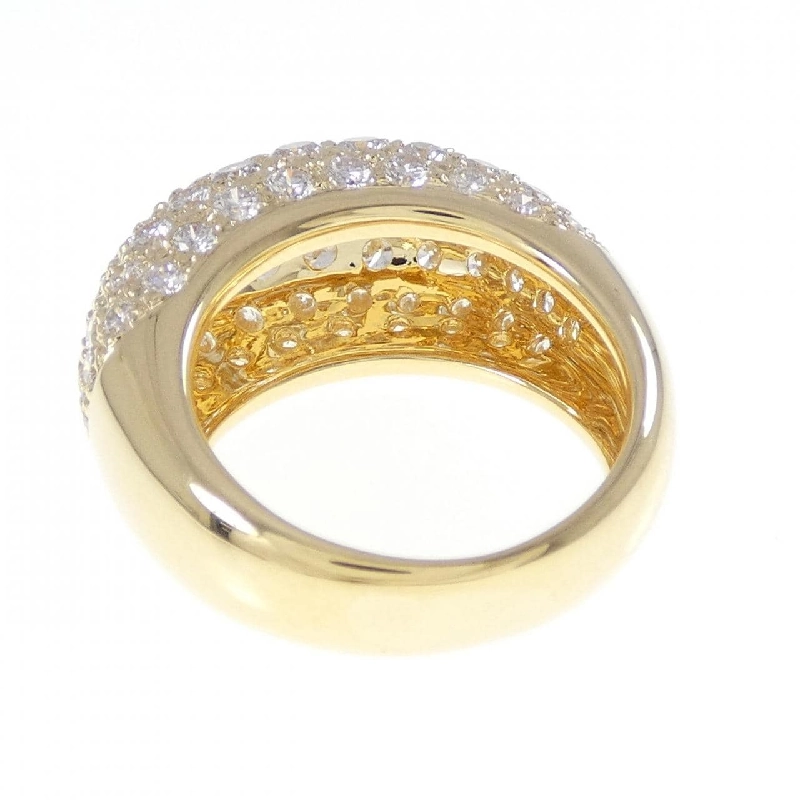 Nhẫn kim cương Pavé 750YG 3.00CT - Hàng hiệu Chính hãng 850516