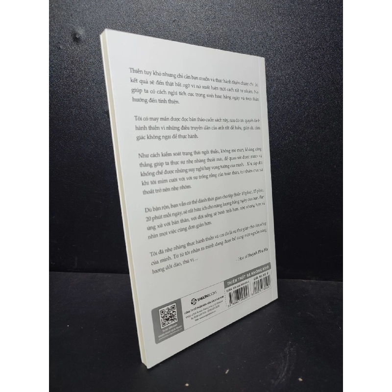 Thiền thật ra không khó Trần Luân Tín 2020 mới 95% HCM.ASB2512 912997