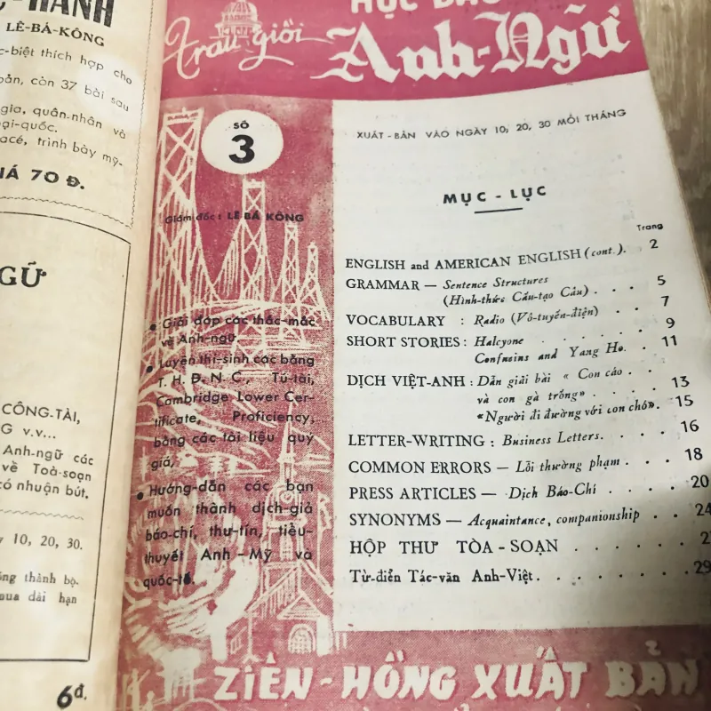 HỌC BÁO ANH NGỮ – Trau dồi Anh Ngữ (Bộ đủ 10 số, đóng bìa cứng)  931982