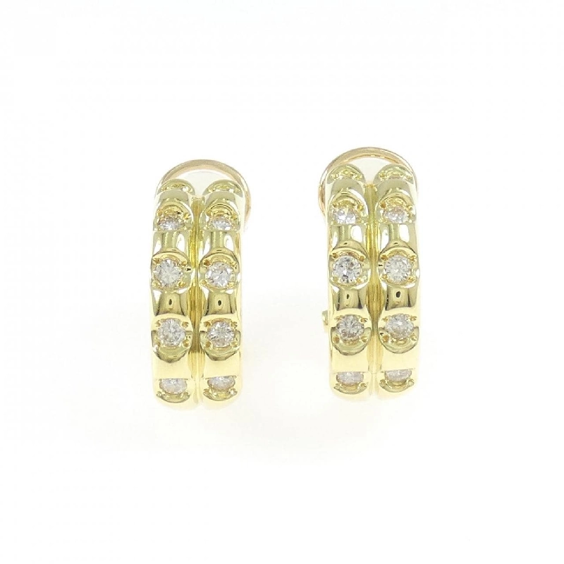 K18YG Bông tai/Khuyên tai kim cương 0.60CT - Hàng hiệu Chính hãng 874239