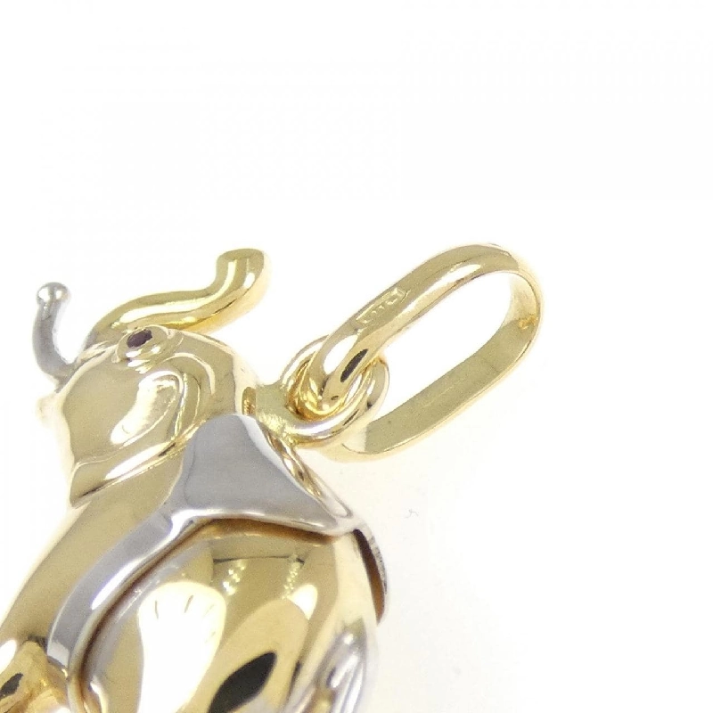 Mặt dây chuyền hổ phách ruby 750YG/750WG - Hàng hiệu Authentic 871779