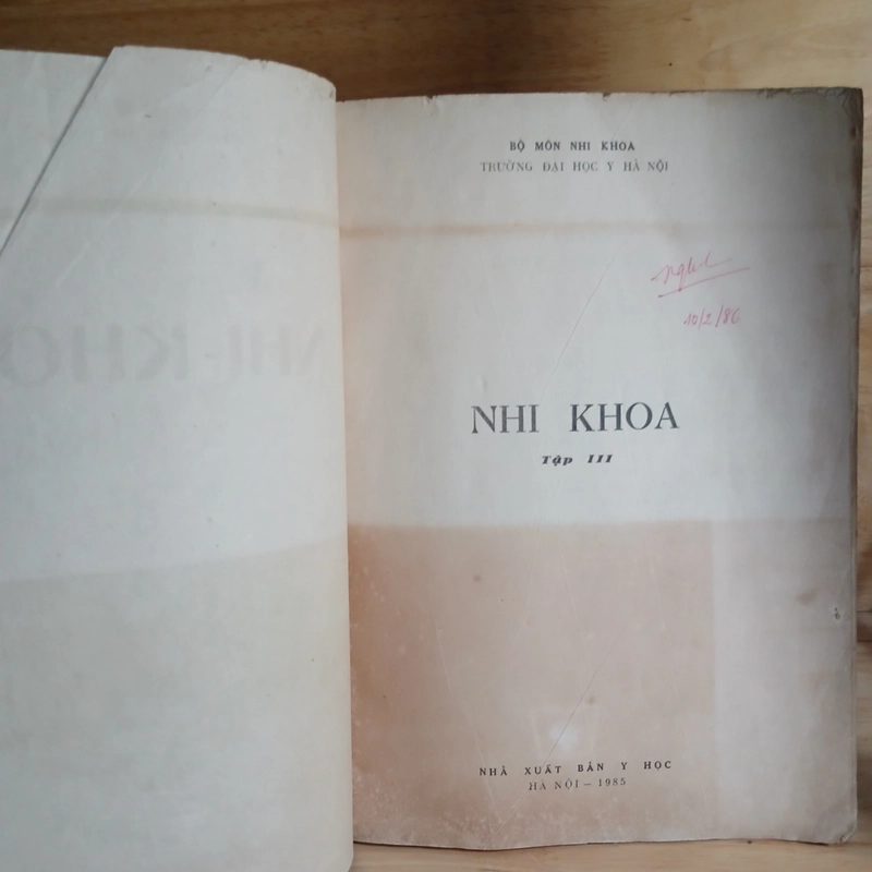 Nhi Khoa (Tập 1, Tập 3) Xb 1982 - Nxb Y Học 454298