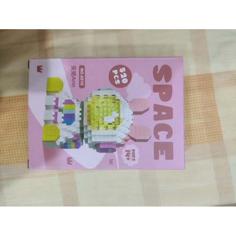 Bộ đồ chơi lắp ráp mô hình Thỏ Phi Hành Gia 520 mảnh ( có đèn led ) 1009322