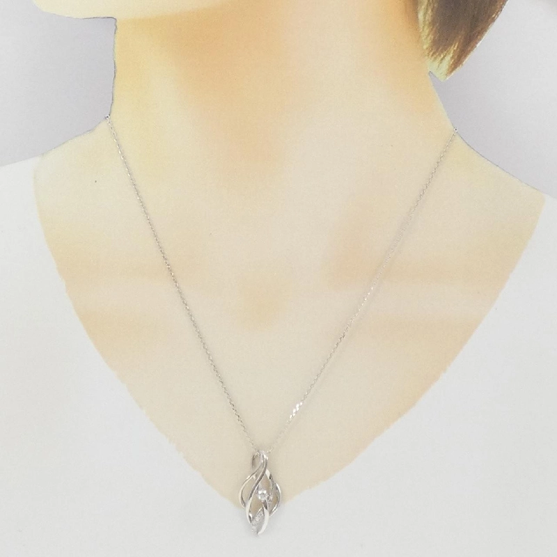 K18WG Dây chuyền kim cương 0.23CT - Hàng hiệu Chính hãng 857423