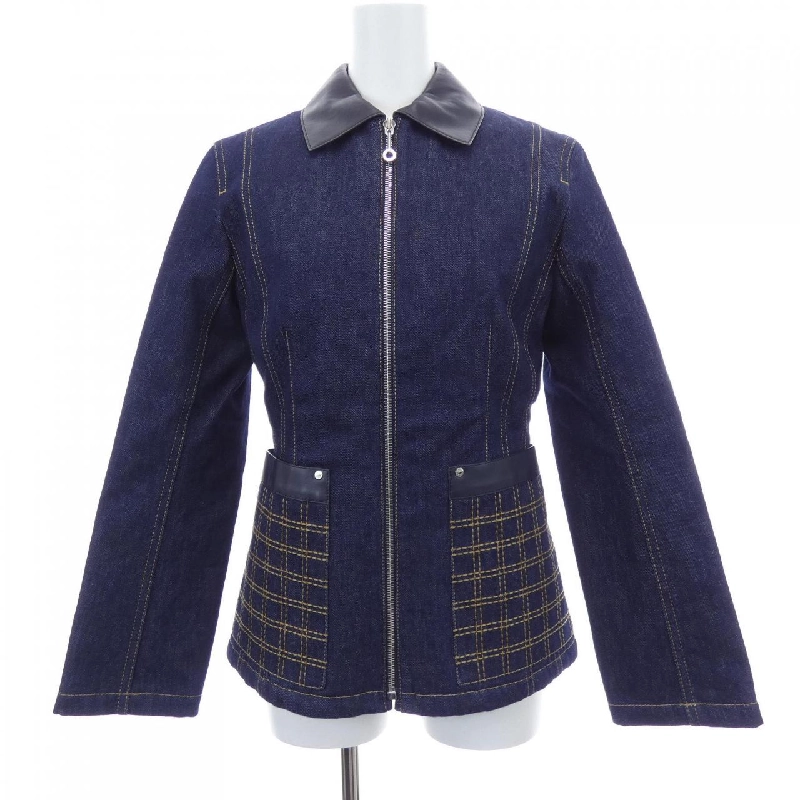 Áo khoác denim HERMES 1H0230DK - Hàng hiệu Authentic 813017