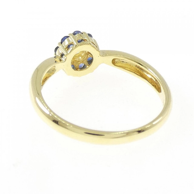 Nhẫn Sapphire Hoa K18YG 0.24CT 673064