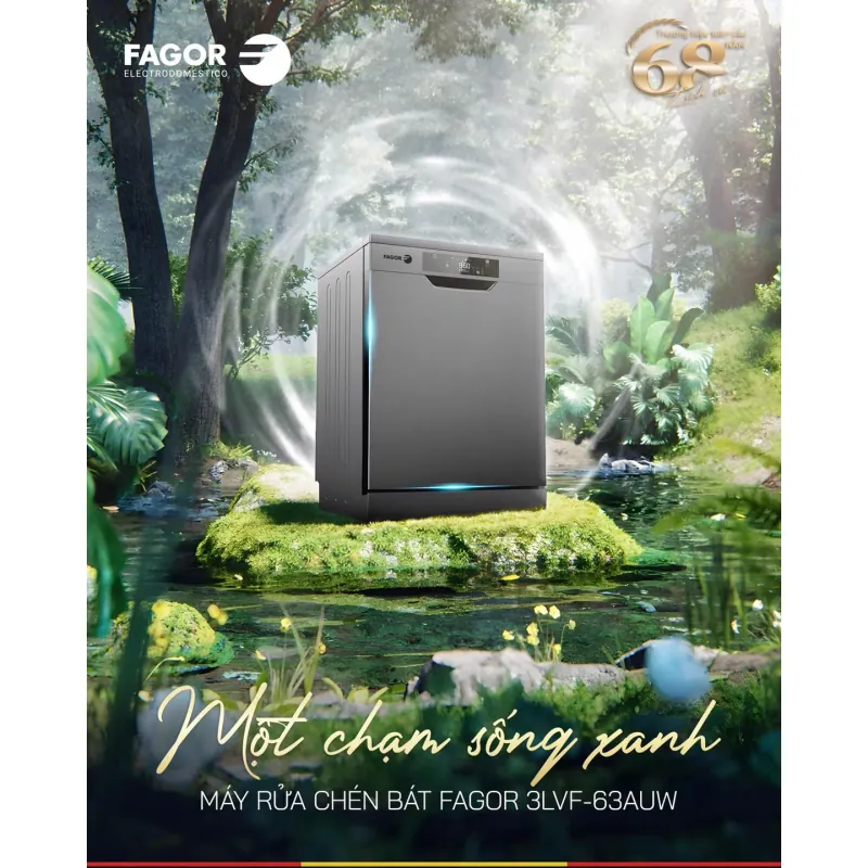 💧 Siêu tiết kiệm nước – Sạch bong dầu mỡ chỉ trong 1 lần rửa 727500